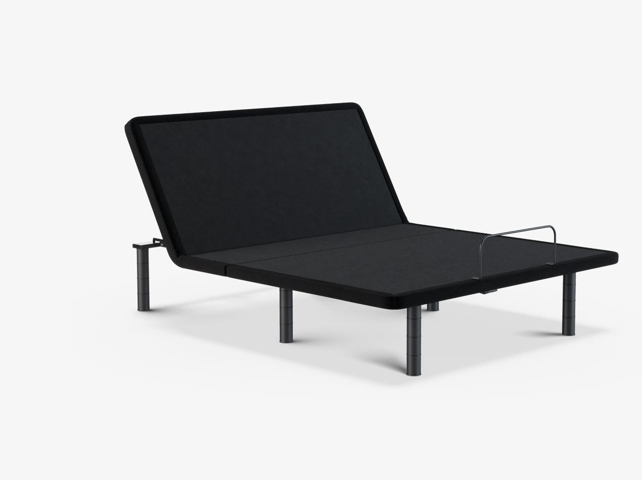 Ascension® Luxe Adjustable Power Base shown with the head section raised on a light gray background.