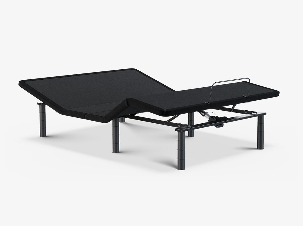 Ascension® Luxe Adjustable Power Base shown in a zero gravity position with the head and legs elevated on a light gray background.